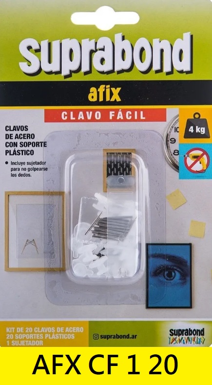 CUELGA FACIL X 20 UNID SUPRABOND