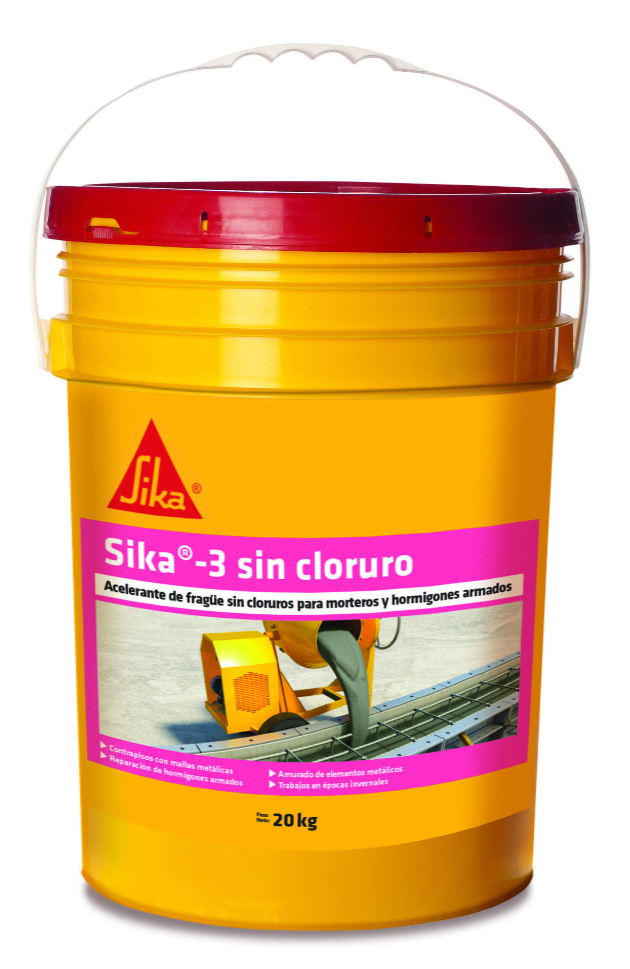 SIKA 3 SIN CLORURO X 25 KG (ACEL.DE FRAGUE)
