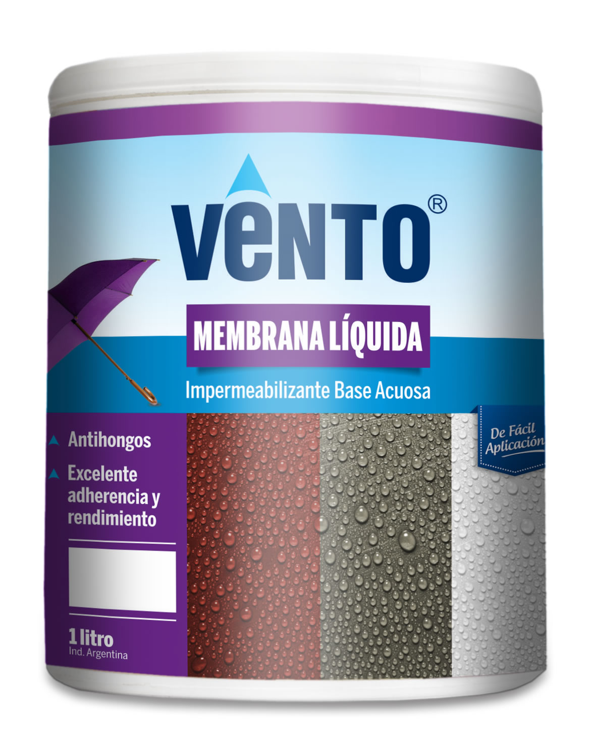 MEMBRANA LIQUIDA VENTO 1KG BLANCA