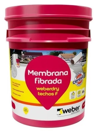 MEMBRANA LIQUIDA WEBER TECHOS F BLANCO X 4 KG