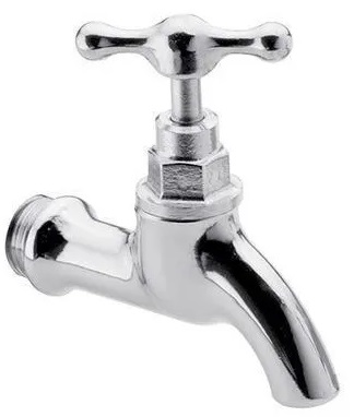 CANILLA SERVICIO 19MM CROMO