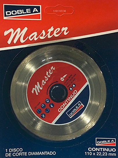 DISCO DIAMANTADO CONTINUO 7"(180X22.23MM) "AA"